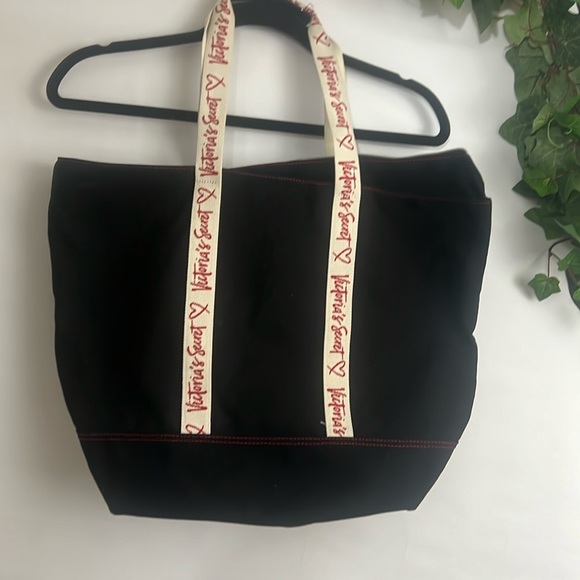 Victoria's Secret Handbags - victoria’s Secret black tote❤️ vintage 2017